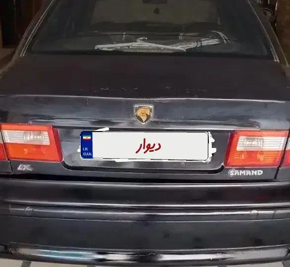 ماشین سمند مشکی|خودرو سواری و وانت|زاهدان, |دیوار