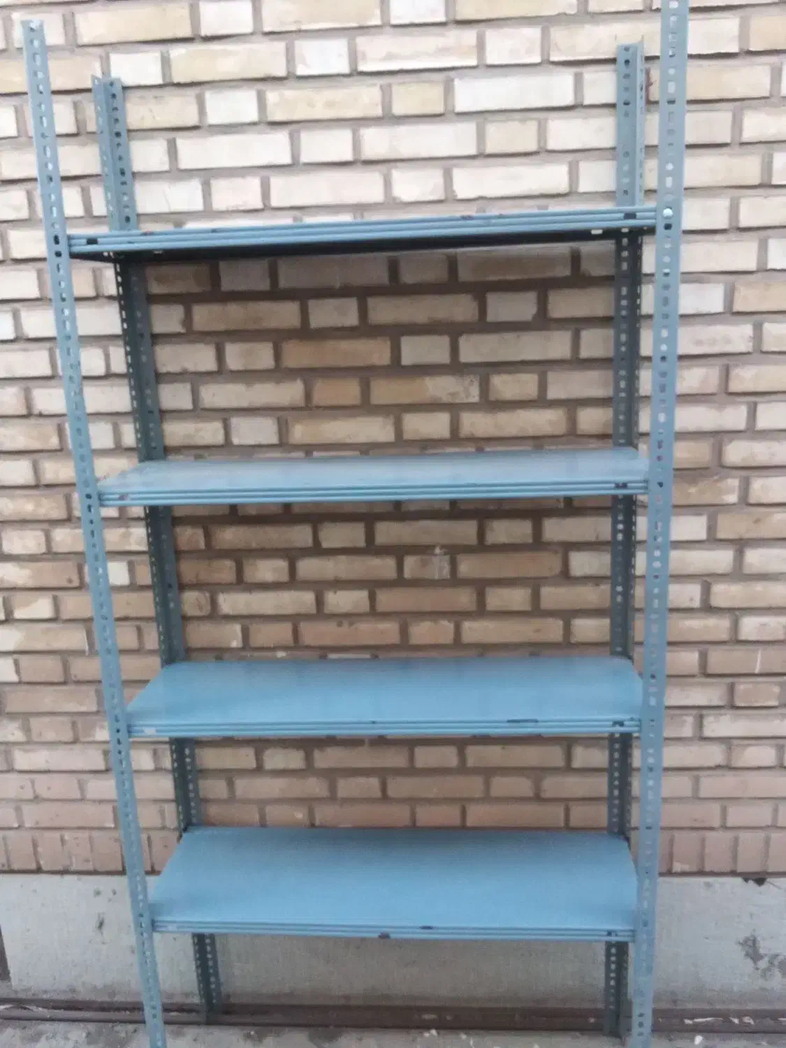 قفسه فلزی طوسی|کتابخانه، شلف، قفسه‌های دیواری|تاکستان, |دیوار