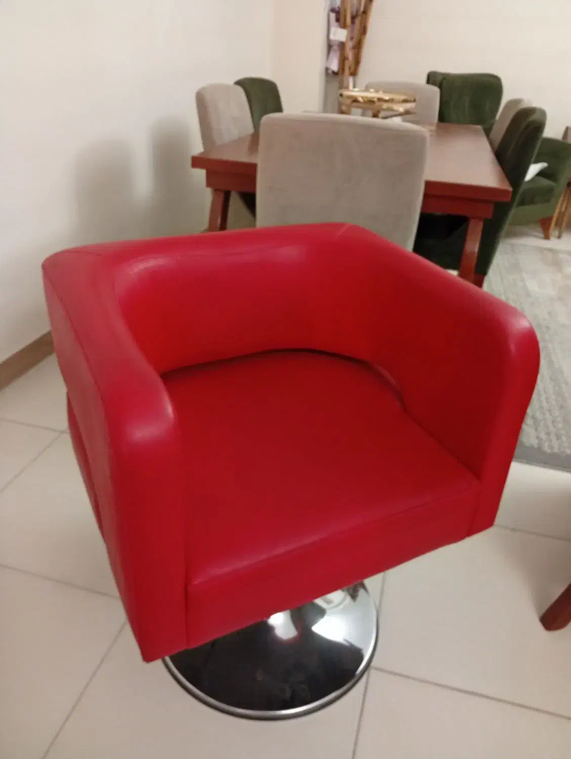 صندلی گردان پایه استیل|صندلی و نیمکت|فردیس, خیام غربی|دیوار