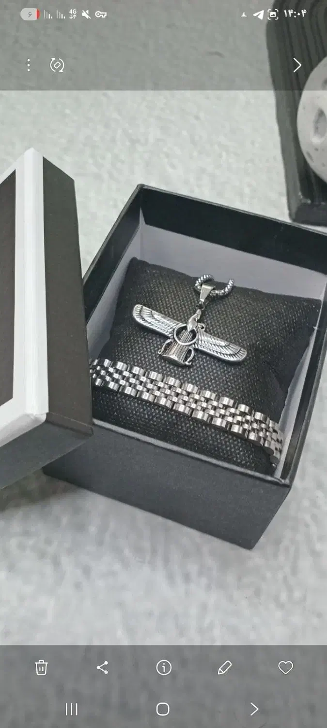 گردنبند فروهر|بدلیجات|رشت, هلال احمر|دیوار