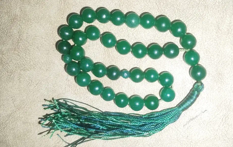 تسبیح عقیق سبز نایاب|بدلیجات|بم, |دیوار