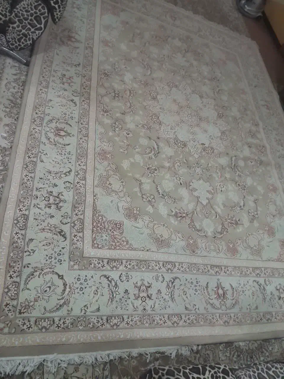 دو تخته فرش ۱۲ متری تمیز|فرش|لنجان, |دیوار