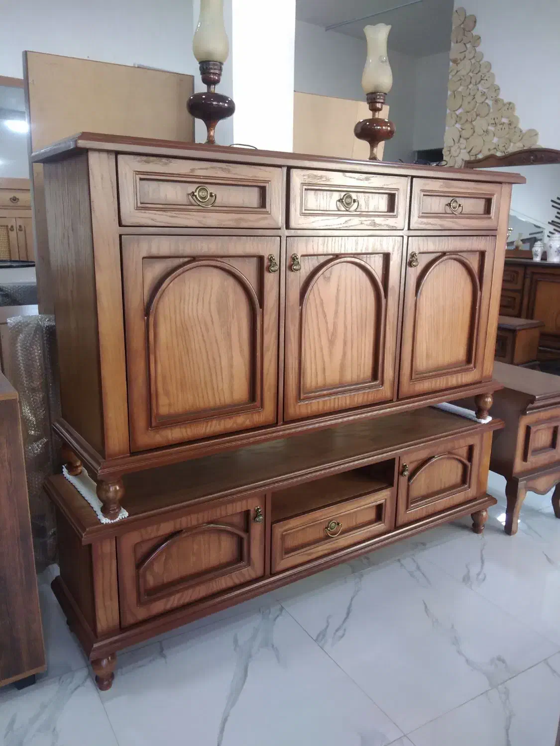 آینه و کنسول.میز تلویزیون|بوفه، ویترین، کنسول|کوهدشت, |دیوار