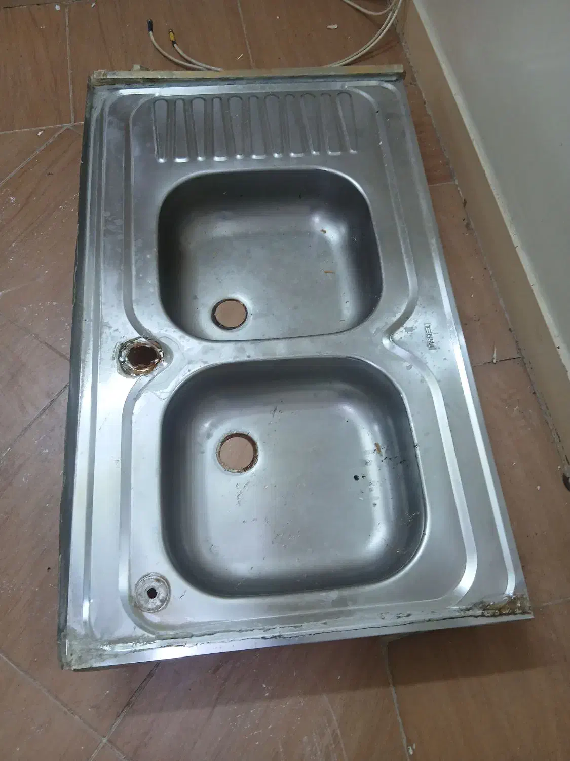 سینک ظرفشویی|آب‌چکان و نظم‌دهنده ظروف|اهواز, فاز ۲ پادادشهر|دیوار