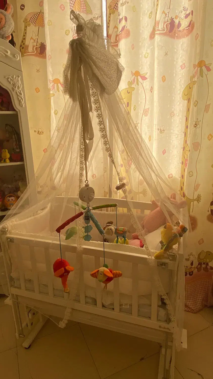 تخت کنار مادر مدل فرشته دارای حالت گهواره|تخت و سرویس خواب|ری, دیلمان|دیوار