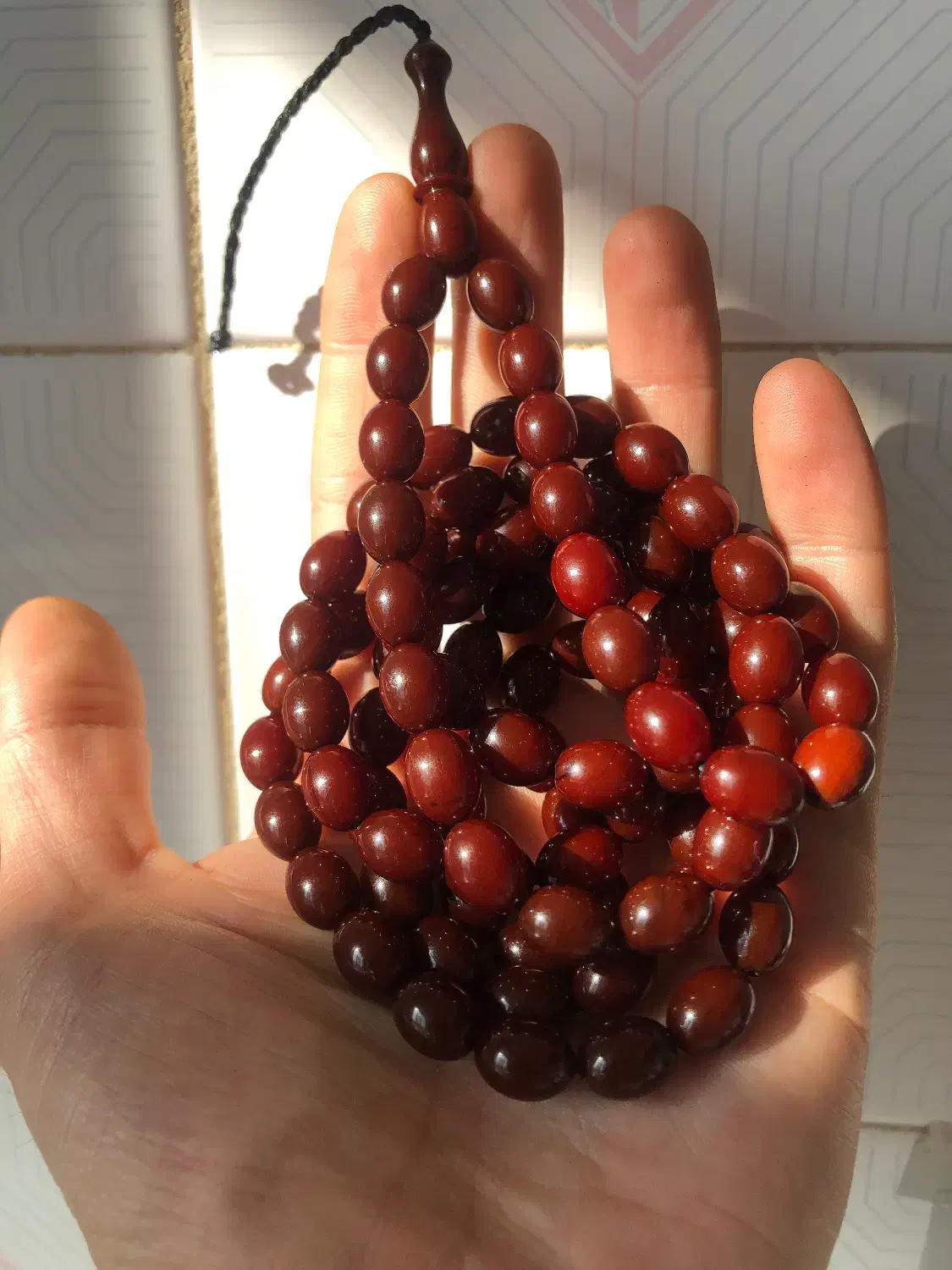 تسبیح سندلوس کهنه|جواهرات|سنندج, |دیوار