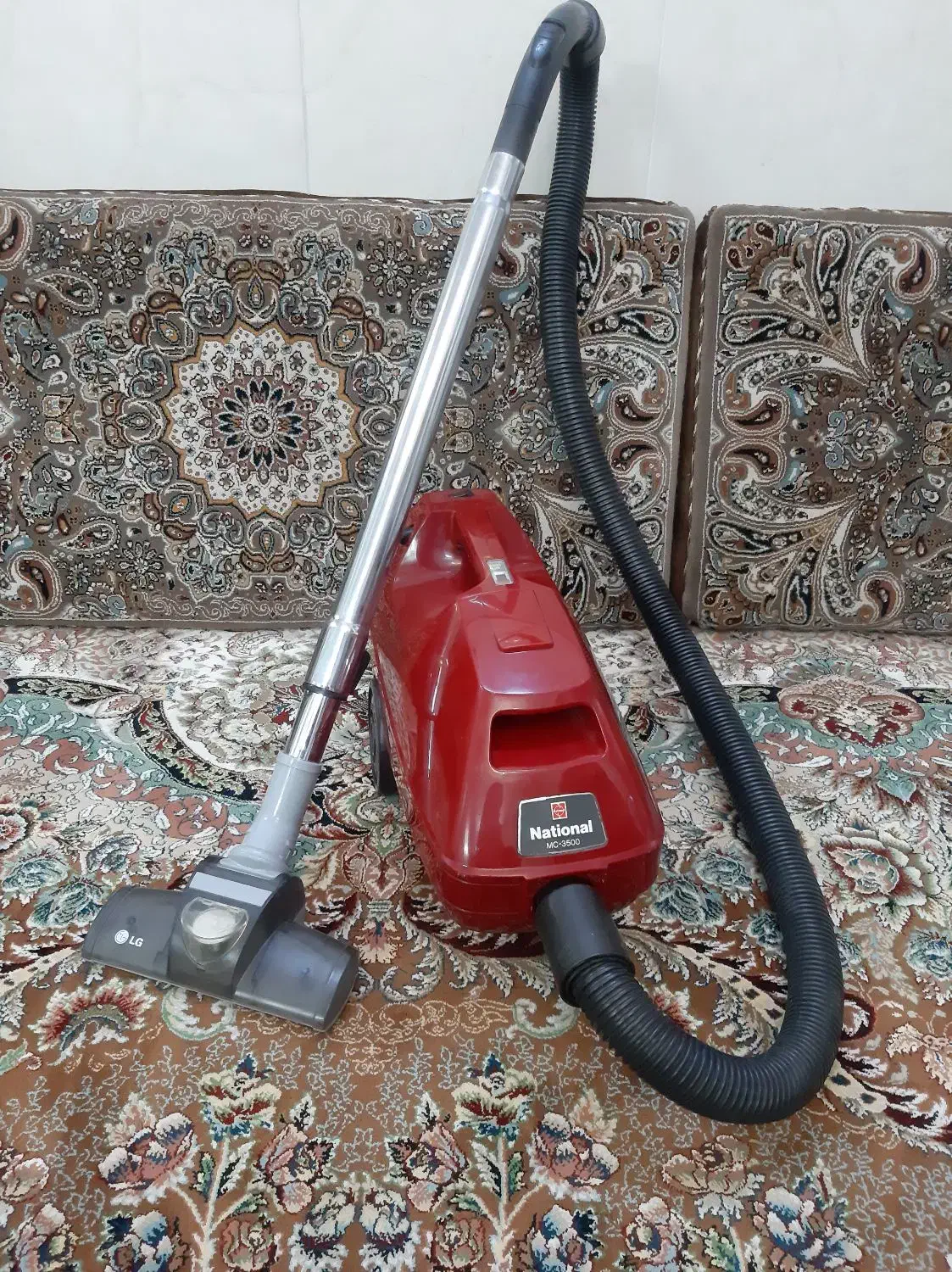 جاروبرقی ناسیونال|جاروبرقی، جارو شارژی، بخارشو|قم, منبع آب|دیوار