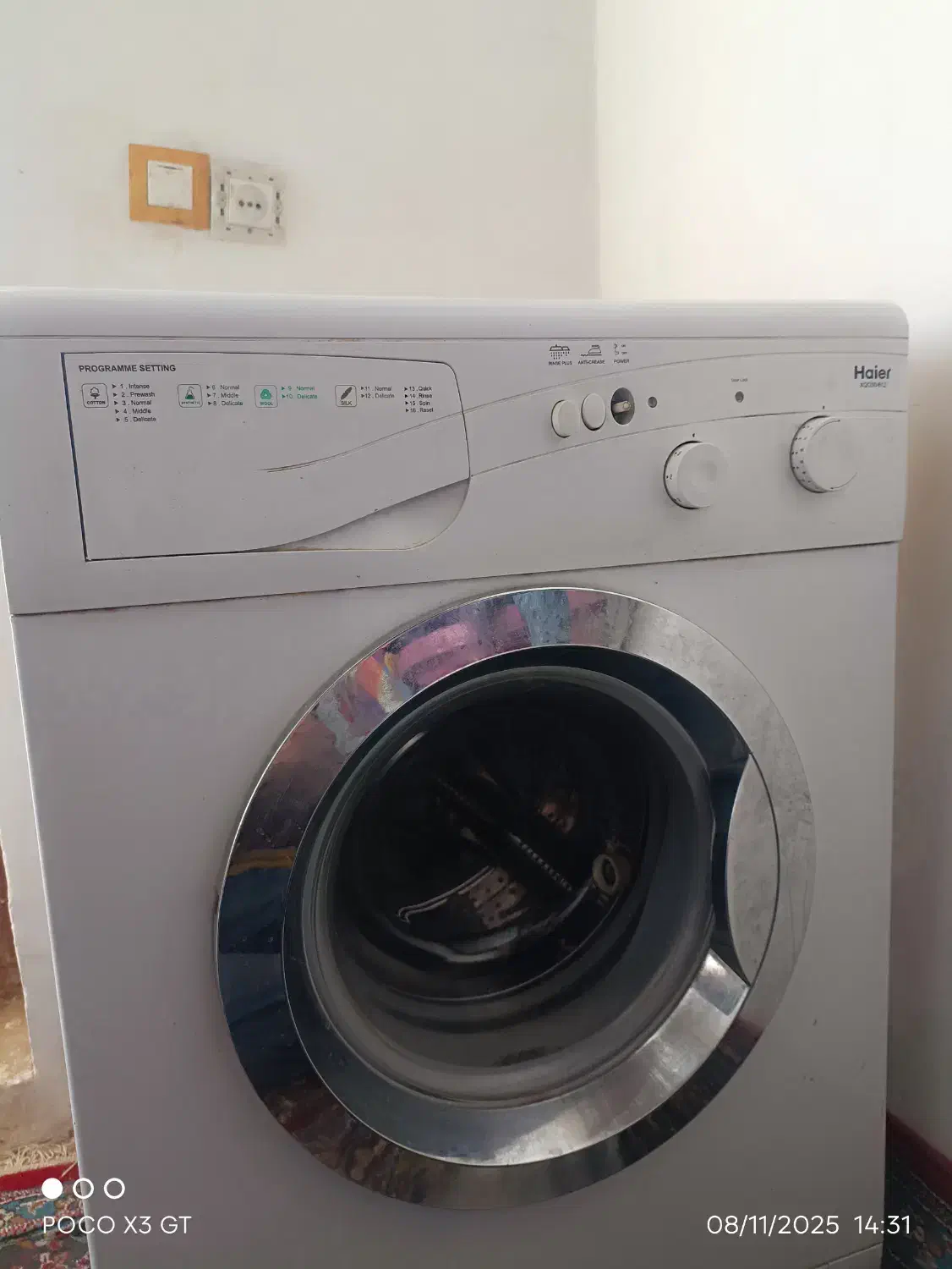 لباسشویی تمام اتوماتیک هایر۵کیلویی|ماشین لباسشویی و خشککن لباس|زرند, |دیوار