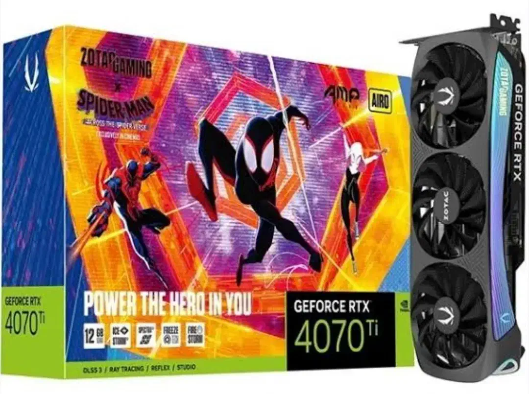 گرافیک 4070 TI برند zotac spider|قطعات و لوازم جانبی رایانه|کرمان, |دیوار