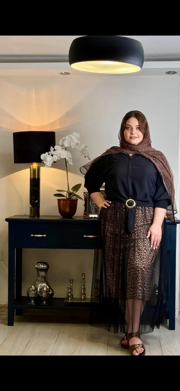 دامن پلنگی و شومیز سایز بزرگ|لباس|تهران, قبا|دیوار