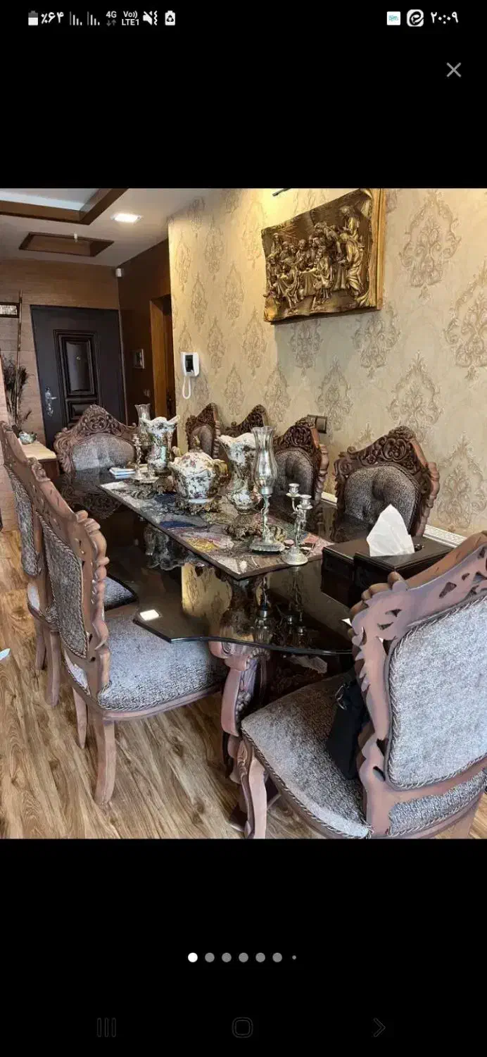 میز تک ناهار خوری ۸ نفره|میز و صندلی غذاخوری|اصفهان, الهیه|دیوار