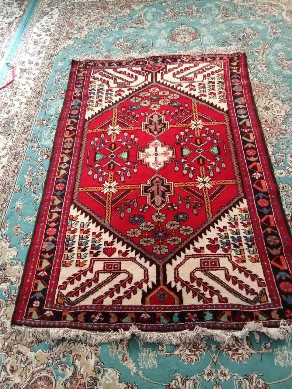 قالی قدیمی نو نودرابعاد۲متر طول ۱/۲۰عرضش|فرش|قم, دانش|دیوار