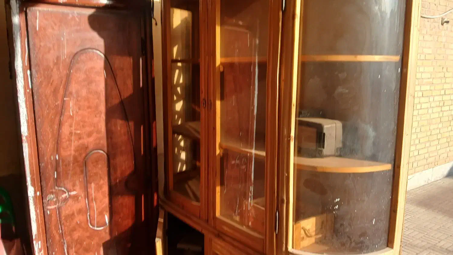 ویترین۲تیکه کمد دکوری و دیوارکاذب و دراور|بوفه، ویترین، کنسول|نجفآباد, ویلاشهر|دیوار