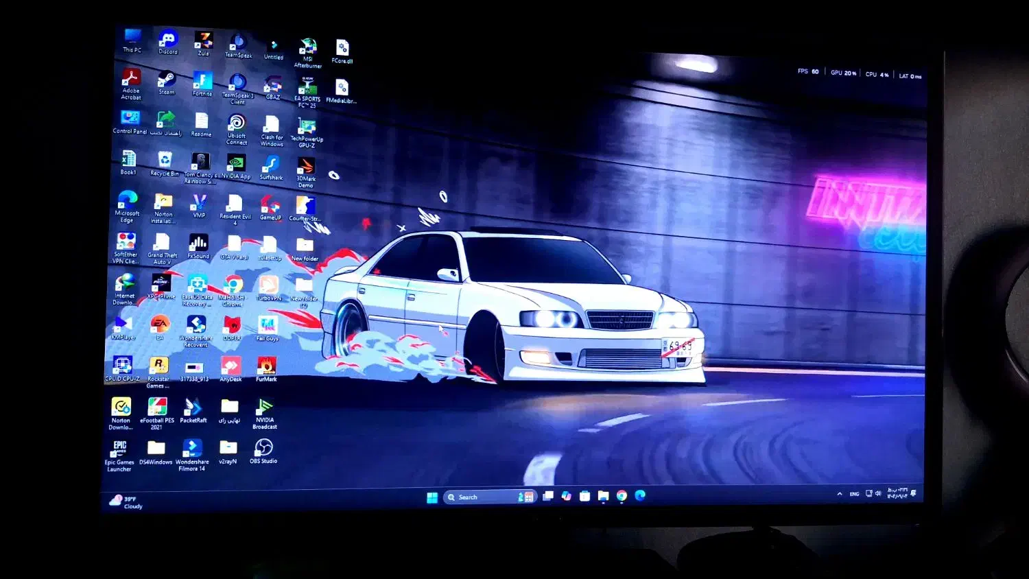 مانیتور 24 اینچ Asus FULL HD 165HZ 0.5MS|قطعات و لوازم جانبی رایانه|تهران, شهرک چیتگر|دیوار