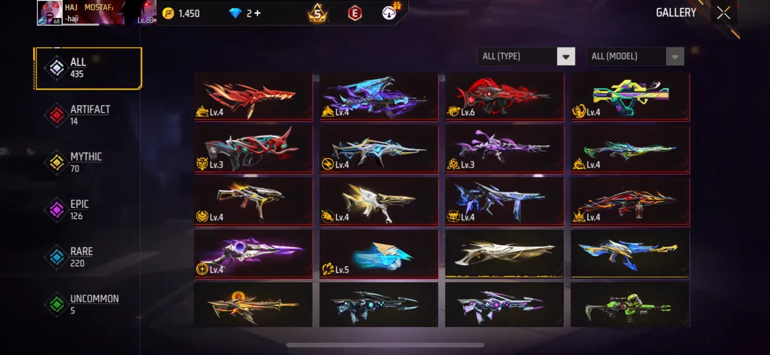 اکانت فری فایر فول همه چیز دار|کنسول، بازی ویدئویی و آنلاین|زابل, |دیوار