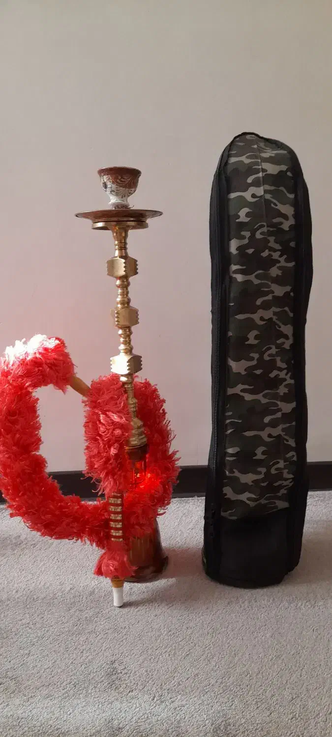 قلیان برنجی همراه کیف|کلکسیون و سرگرمی|تهران, علم و صنعت|دیوار