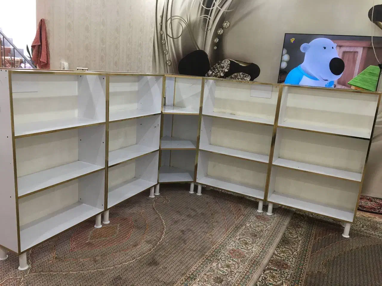 قفسه مغازه|کتابخانه، شلف، قفسه‌های دیواری|اردبیل, |دیوار