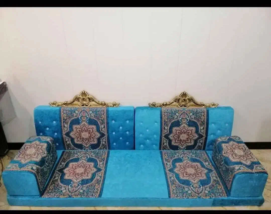 فروش ست پشتی های خلیجی پنج تیکه|پشتی|آران و بیدگل, |دیوار