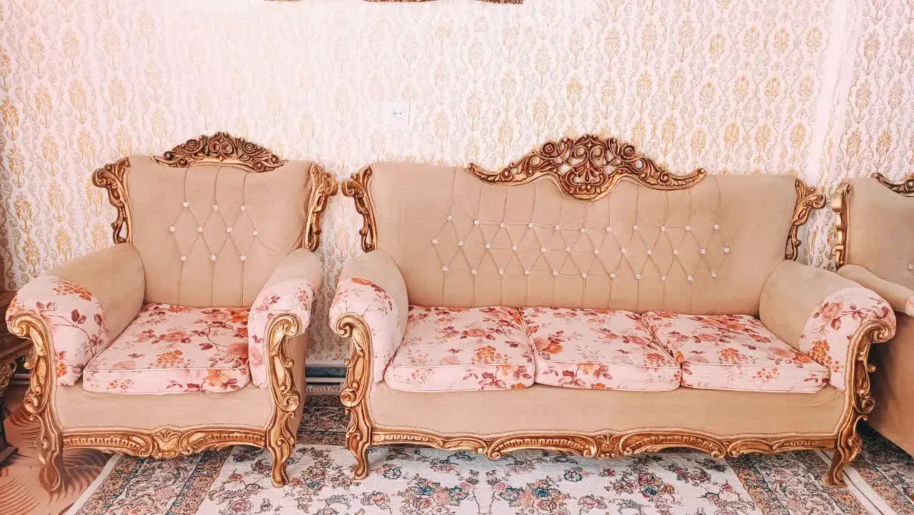 مبل سلطنتی|مبلمان خانگی و میز عسلی|خرم‌آباد, |دیوار