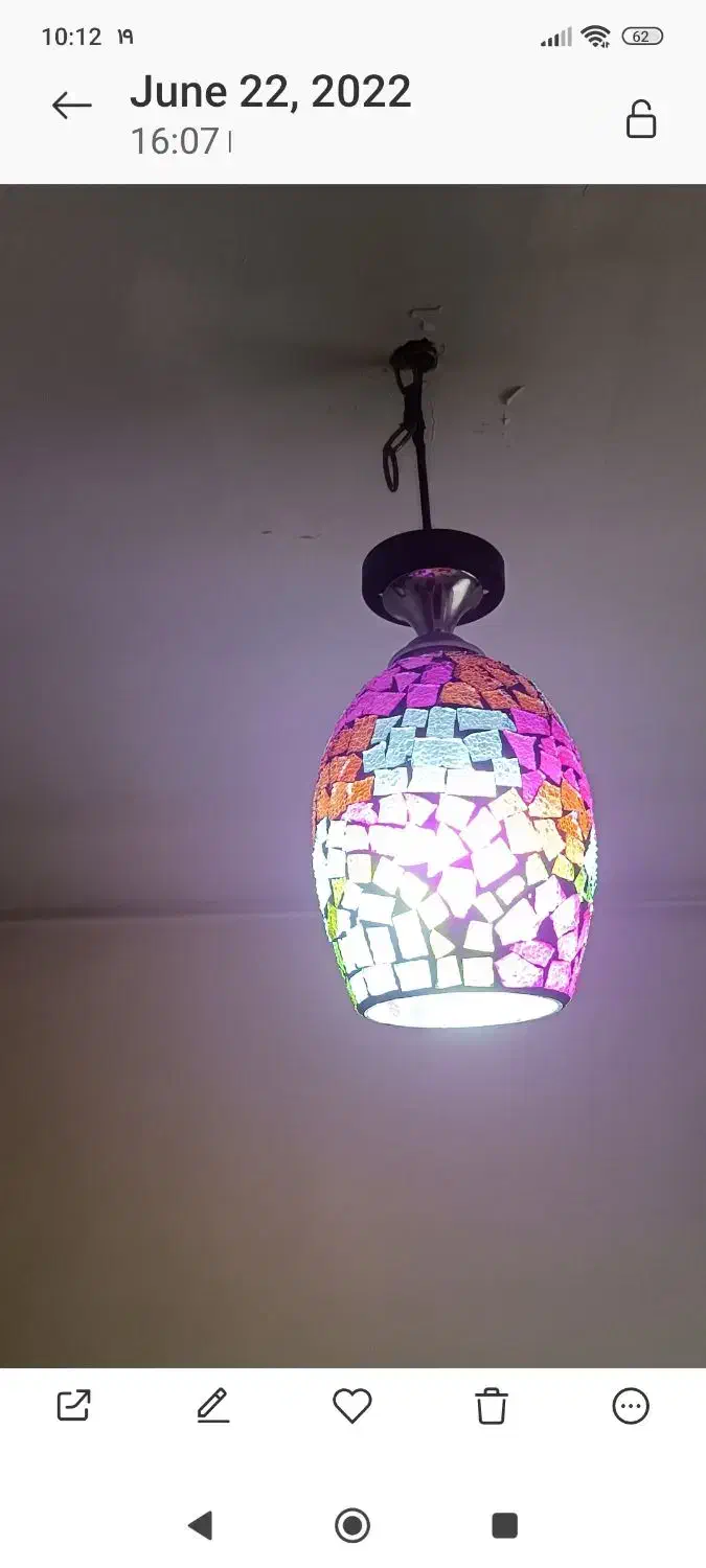 لوستر حبابی کاملا سالم|لوستر و چراغ آویز|تهران, اختیاریه|دیوار