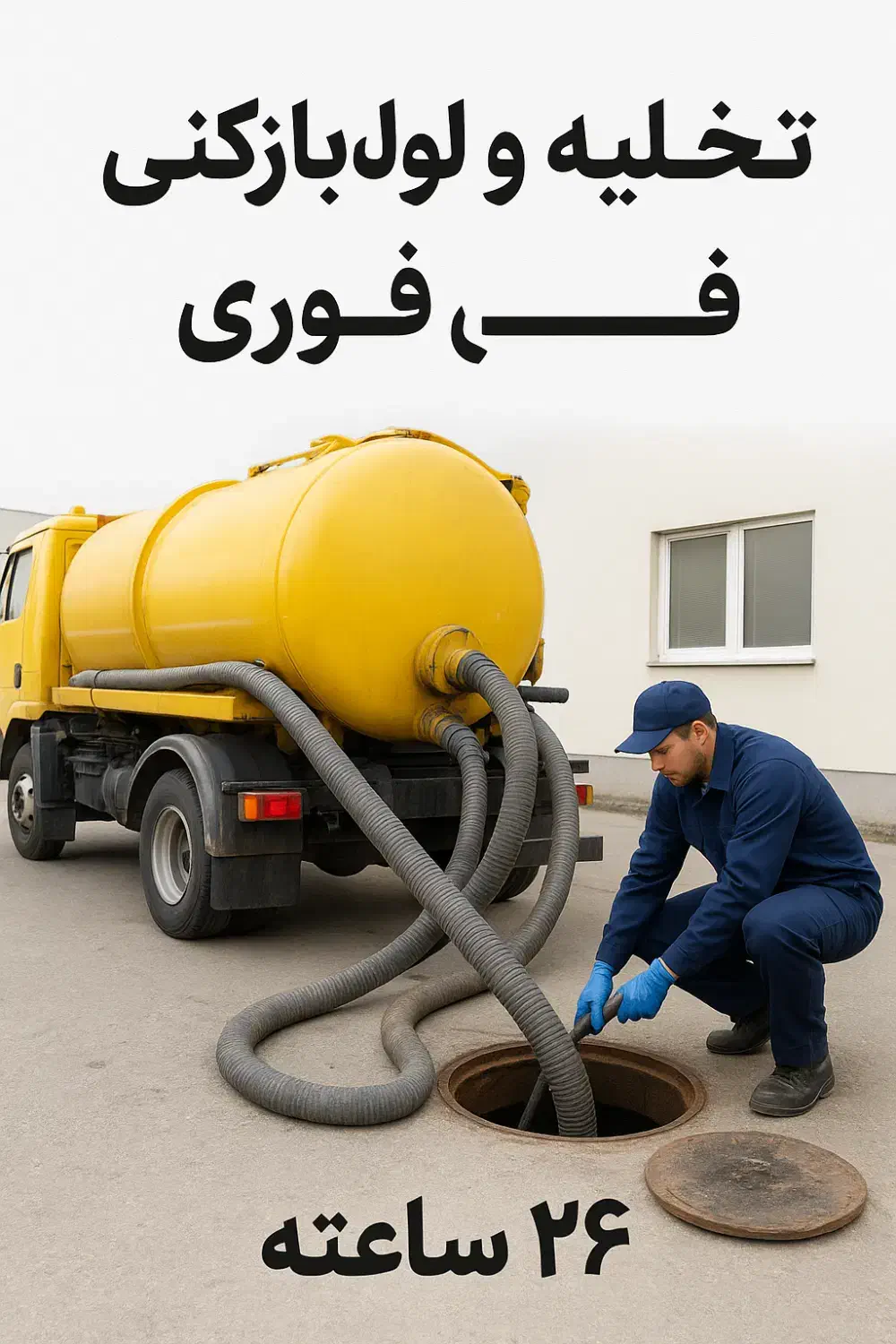 لوله باز کنی و تخلیه چاه ایثار|خدمات پیشه و مهارت|قم, شهر قائم|دیوار