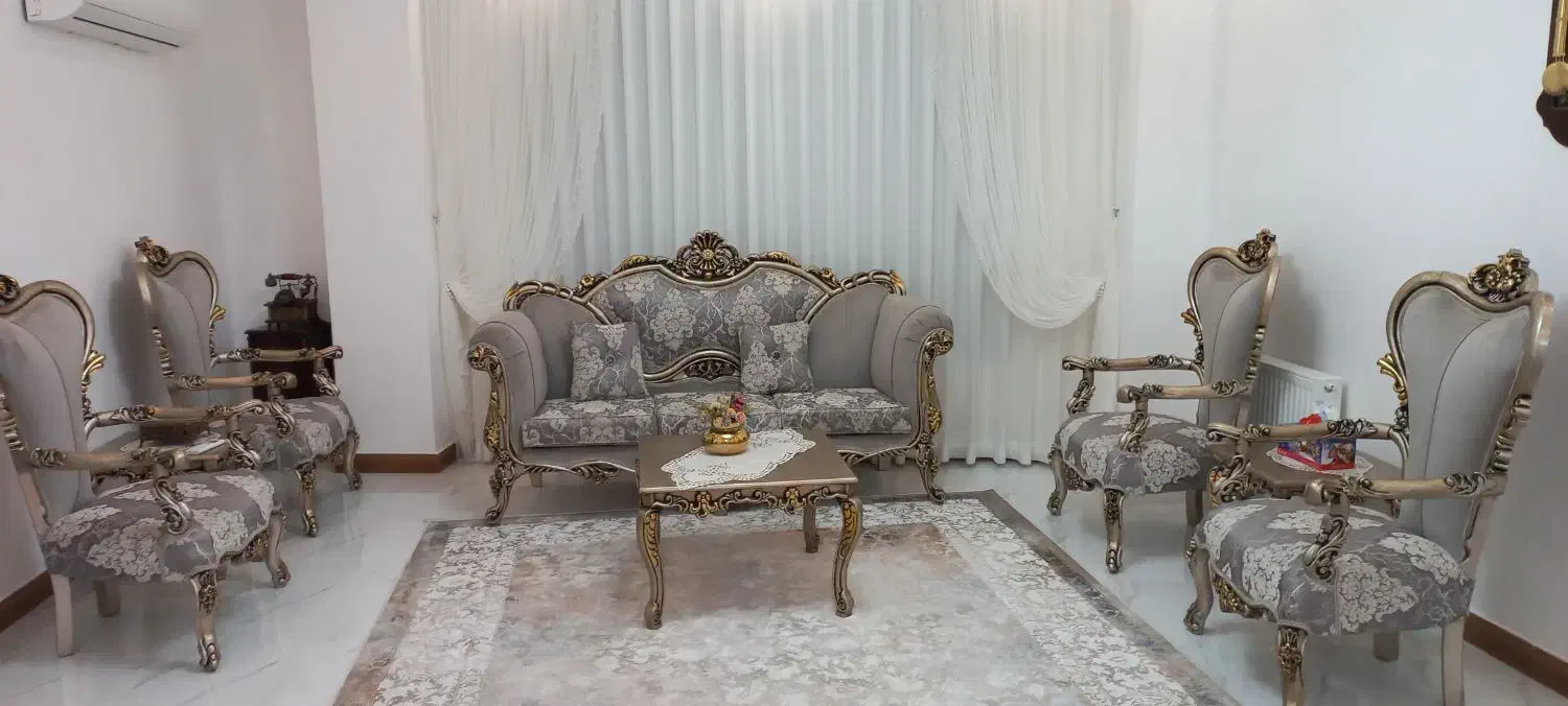 مبلمان سلطنتی ۹ نفره|مبلمان خانگی و میز عسلی|رشت, توشیبا|دیوار