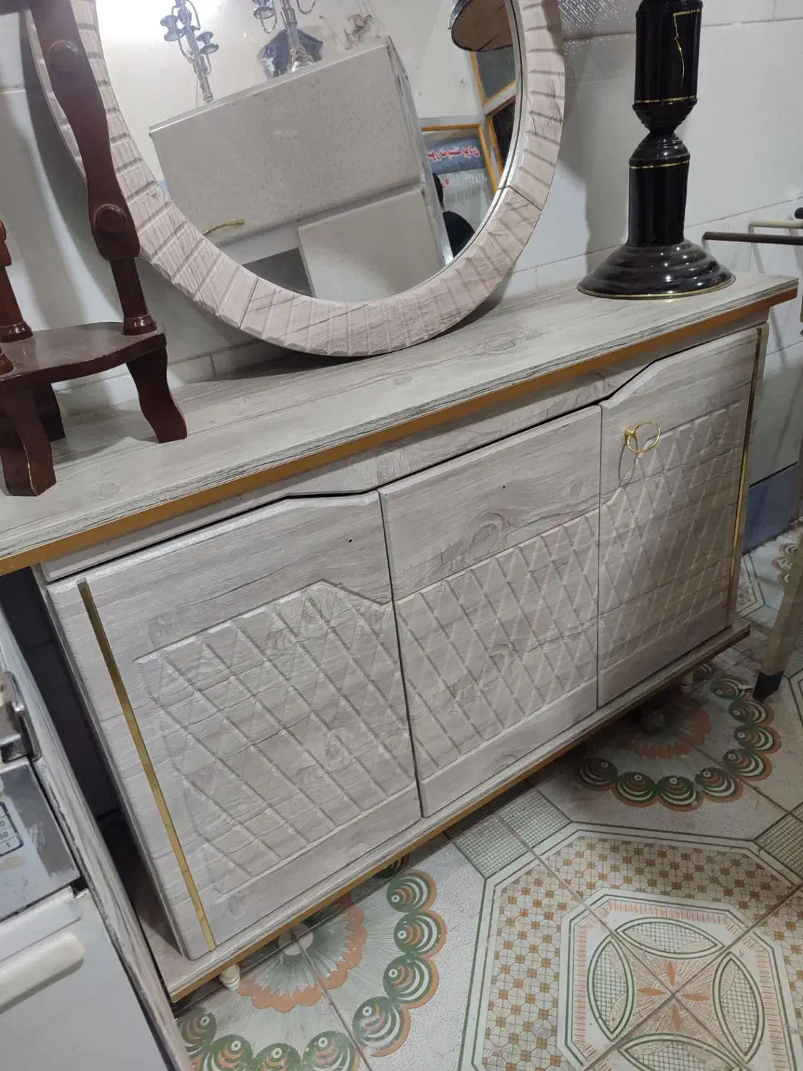 کنسول با اینه نو|بوفه، ویترین، کنسول|کنگاور, |دیوار