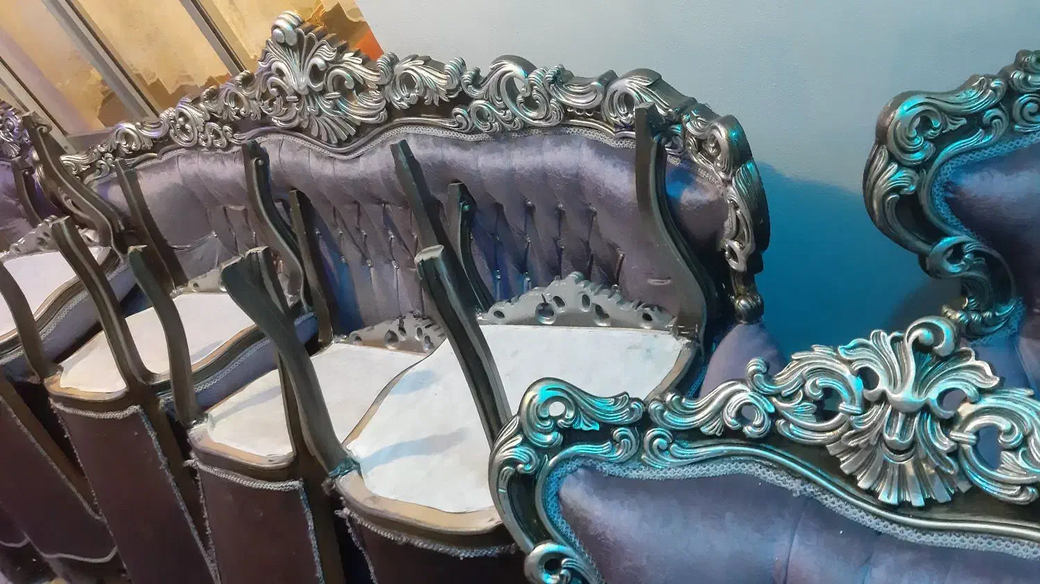 مبل سلطنتی|مبلمان خانگی و میز عسلی|قائم‌شهر, |دیوار