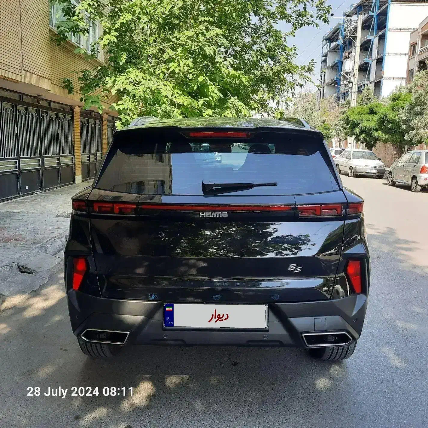 هایما 8 اس مدل 1402 مشکی|خودرو سواری و وانت|مشهد, شهید فرامرز عباسی|دیوار