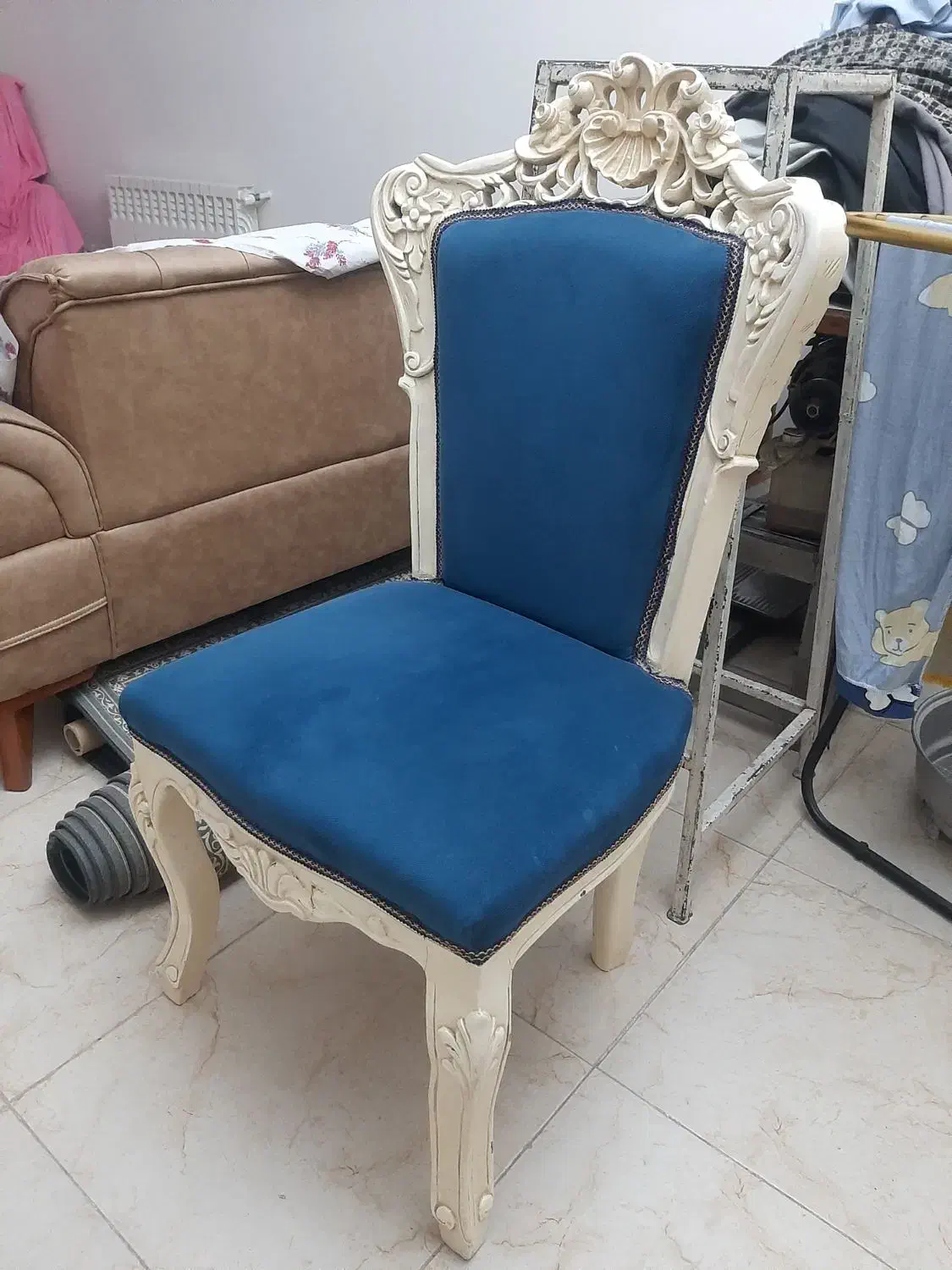 صندلی ناهار خوری استیل ۴ نفره تمام چوب راش|میز و صندلی غذاخوری|تهران, شهرک چیتگر|دیوار