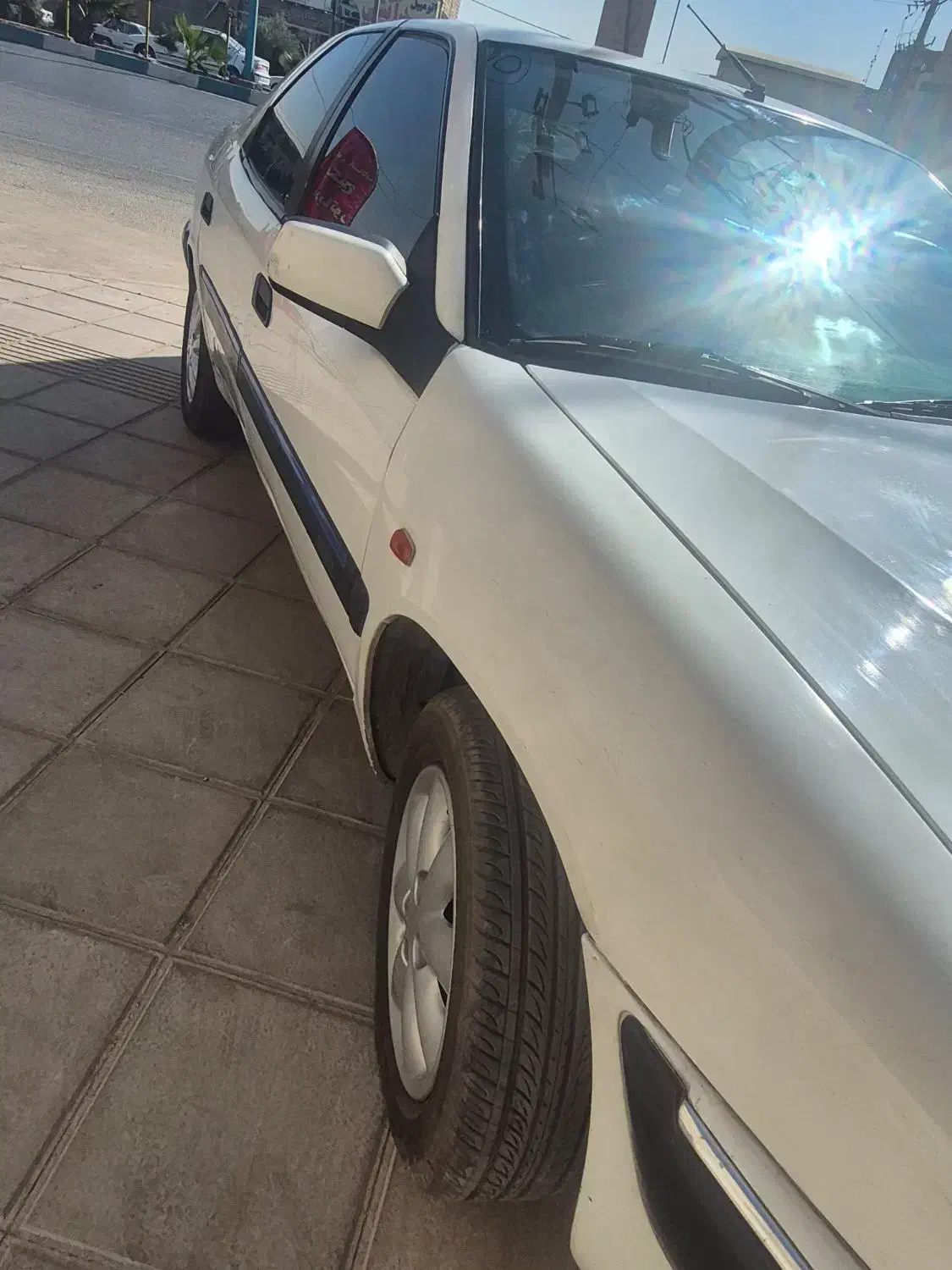 زانتیا مدل۸۴ سفید.|خودرو سواری و وانت|یزد, |دیوار