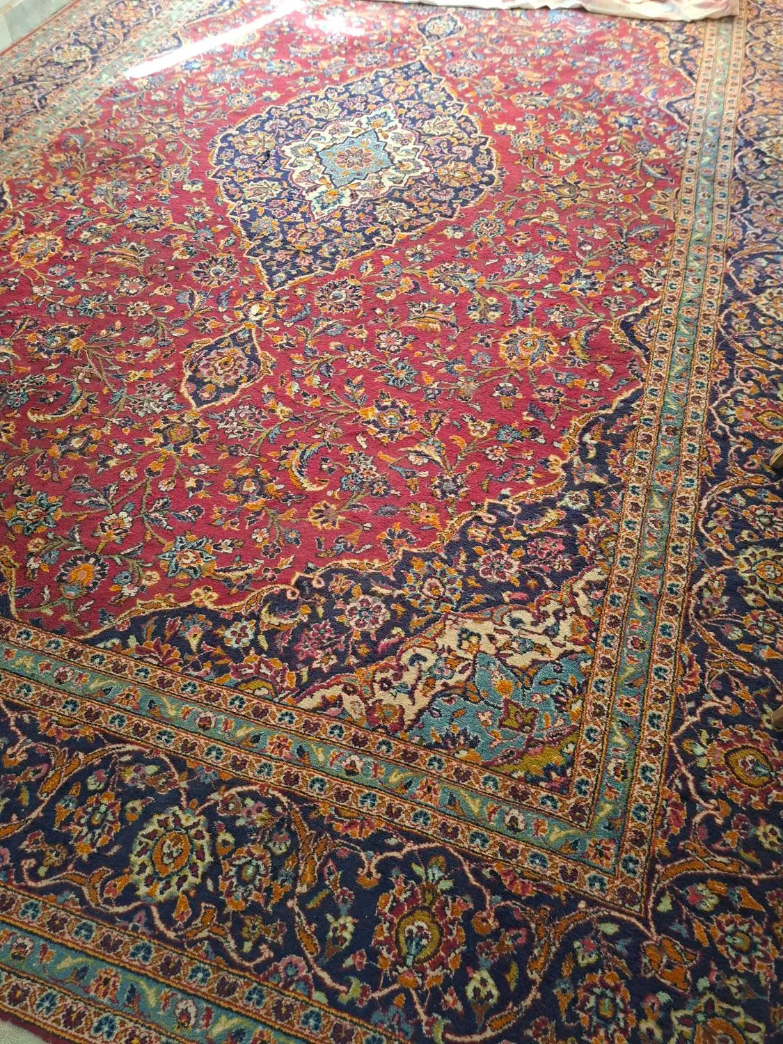 فرش دستبافت لاکی- اردکان- طرح فتاحی|فرش|قزوین, |دیوار