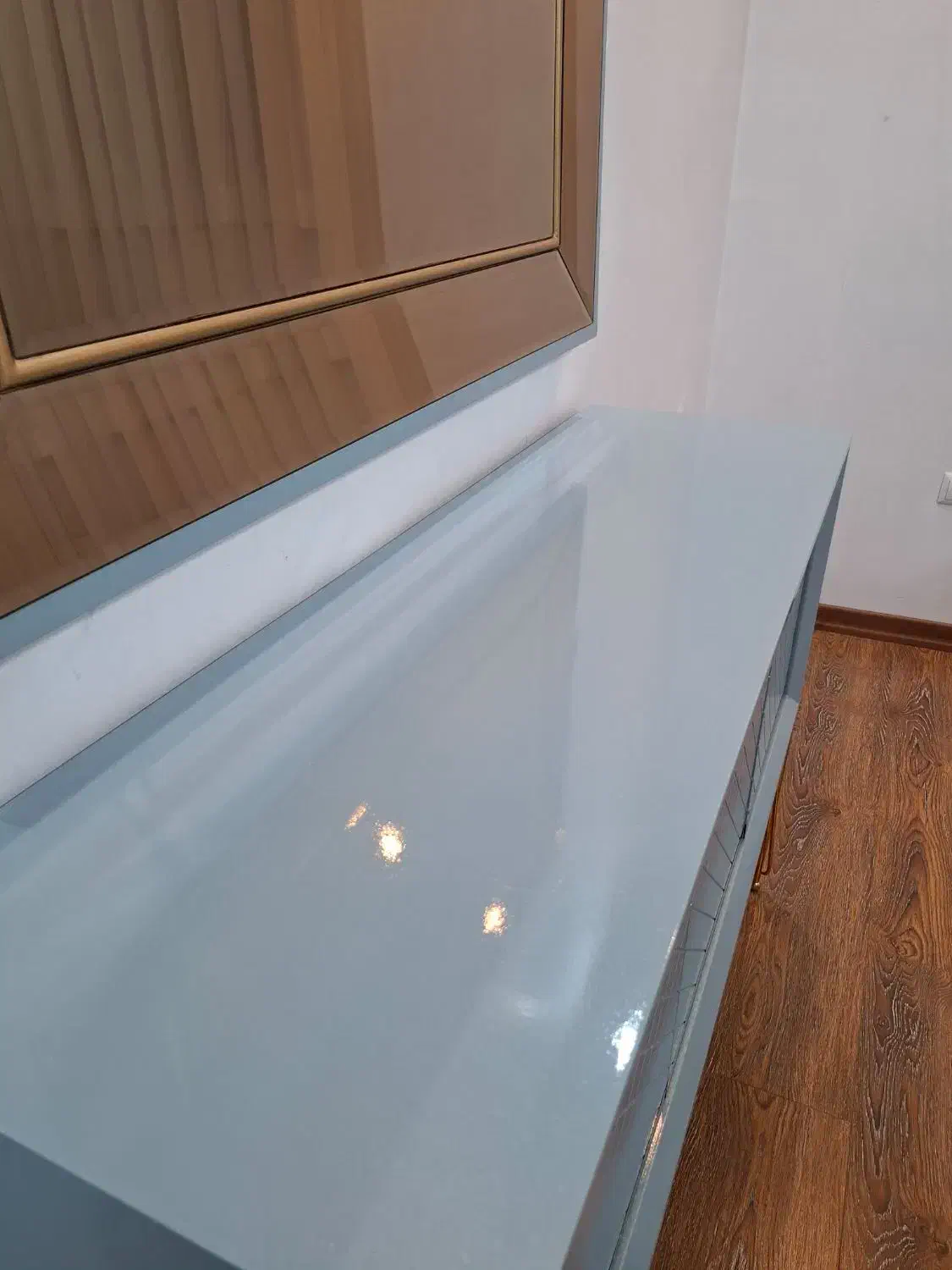 آینه کنسول و شمعدان شیک|بوفه، ویترین، کنسول|اردبیل, |دیوار