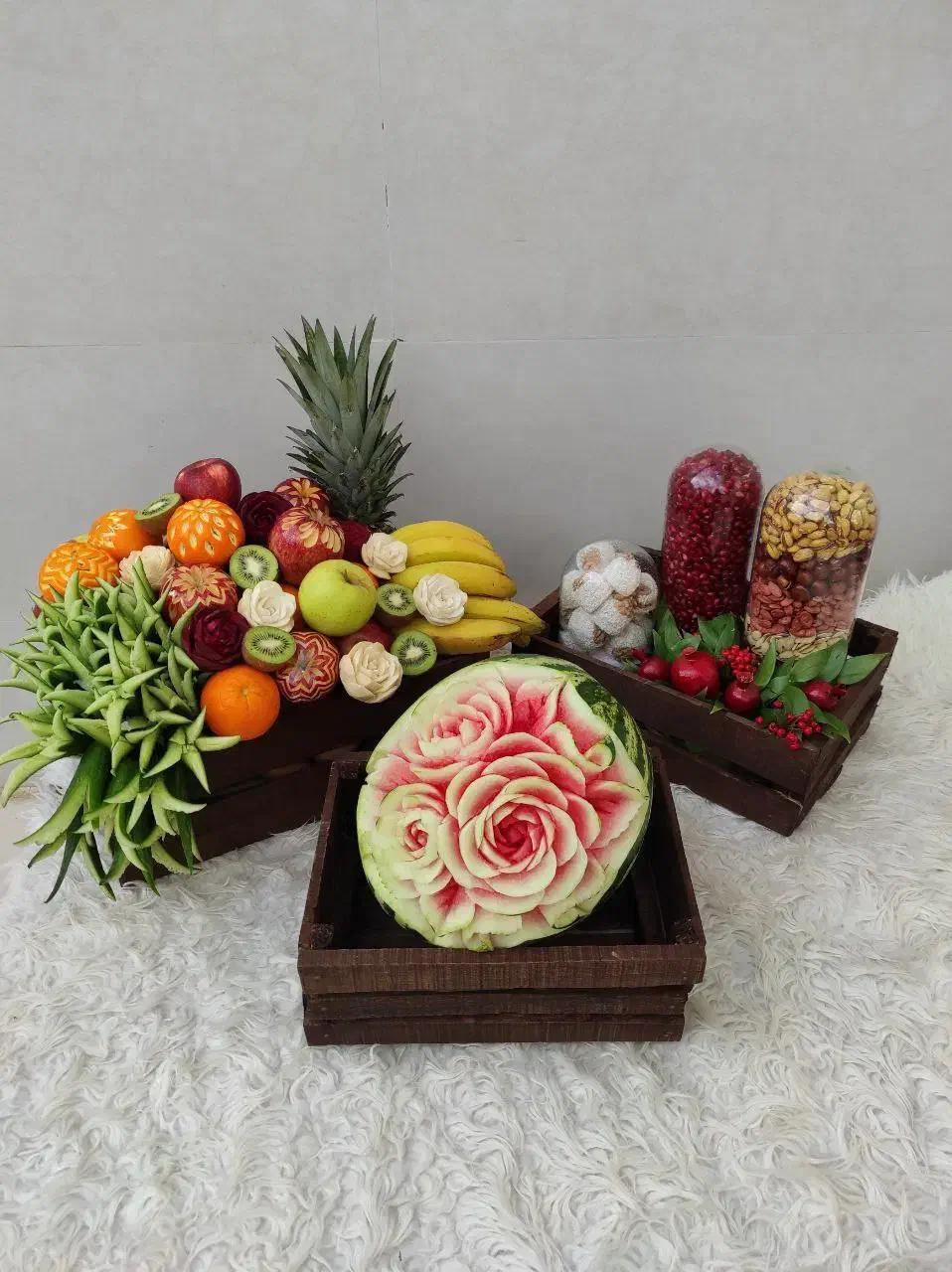 میوه آرایی و دکور یلدا|خدمات پذیرایی، مراسم|نیشابور, میدون بار|دیوار