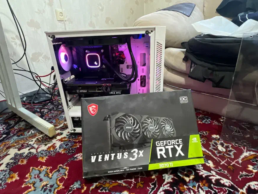 گرافیک 3070ti MSI|قطعات و لوازم جانبی رایانه|کرمانشاه, |دیوار