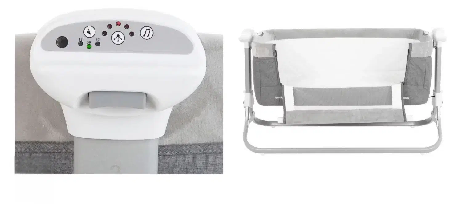 گهواره برقی کنار مادر کیکابو|تخت و صندلی بچه|هشتگرد, شهرک ولیعصر (مصلی)|دیوار