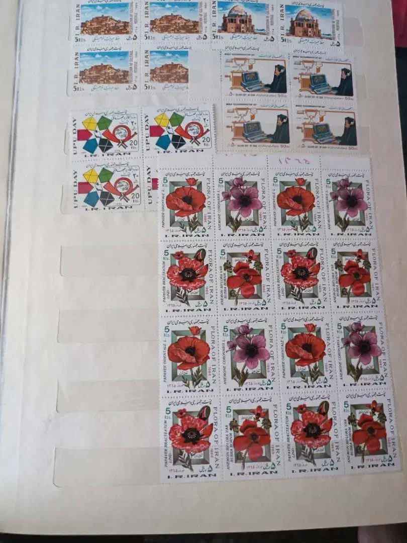 کتاب کلکسیون تمبر ج.ا. ۶۳تا ۶۶ و دهه اوایل ۷۰|کلکسیون سکه، تمبر، اسکناس|تهران, قیطریه|دیوار