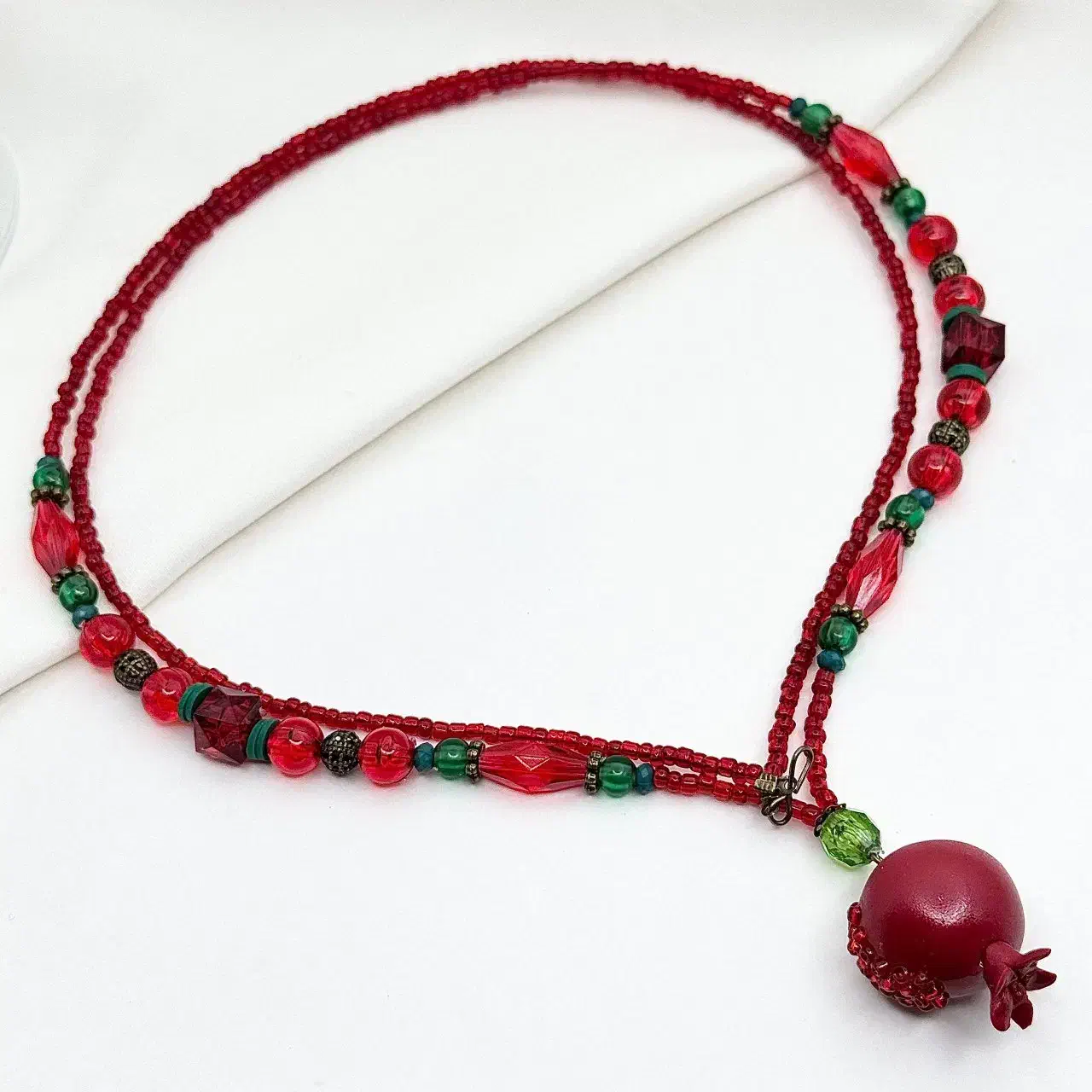 گردنبند یلدایی انار|بدلیجات|یزد, |دیوار