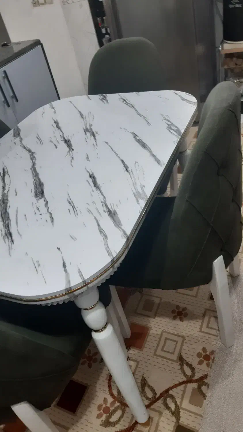 میز ناهار خوری|میز و صندلی غذاخوری|دوگنبدان, |دیوار