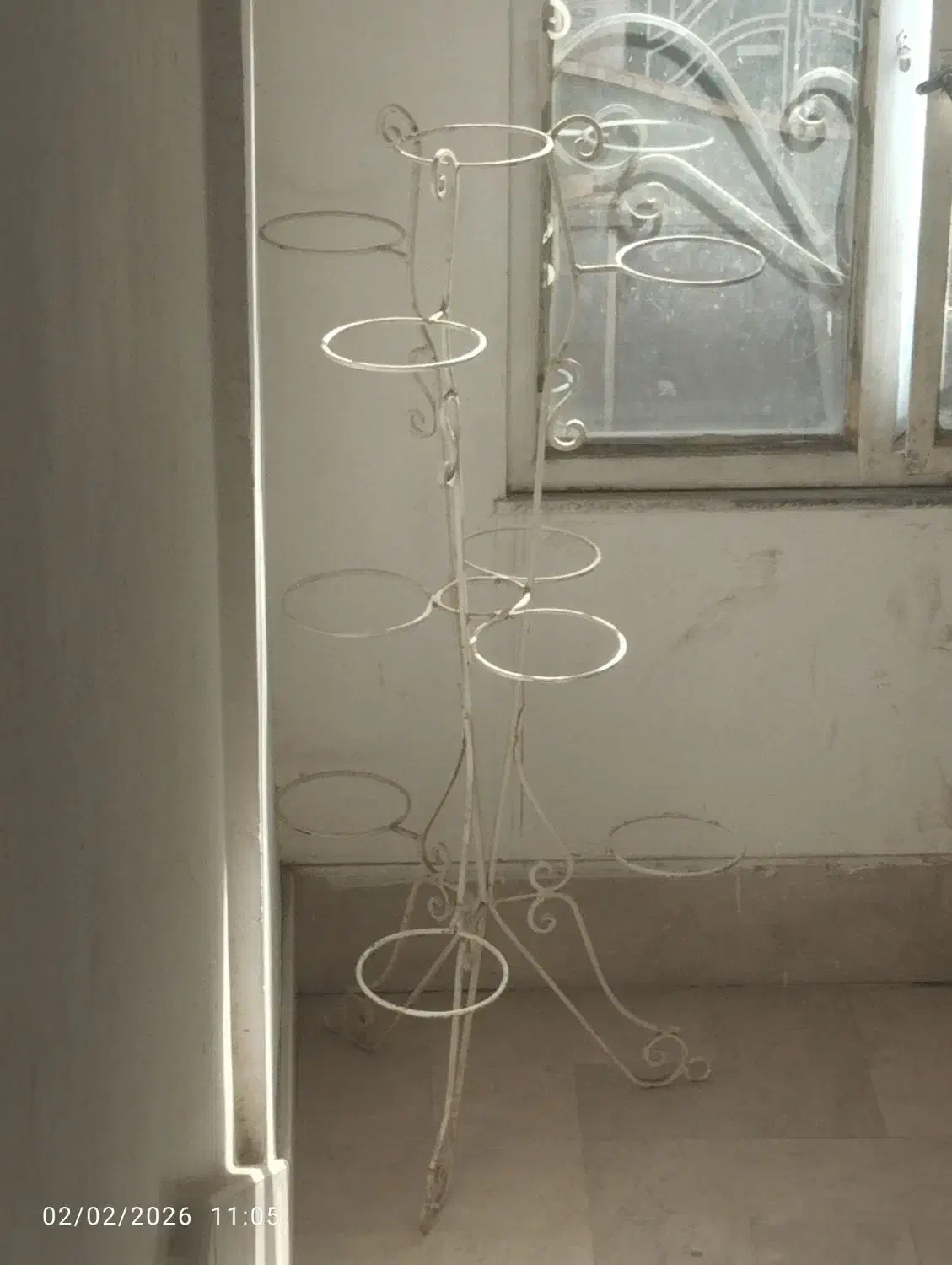 پایه گلدان فرفورژه|گل و گیاه طبیعی|مشهد, تلگرد|دیوار