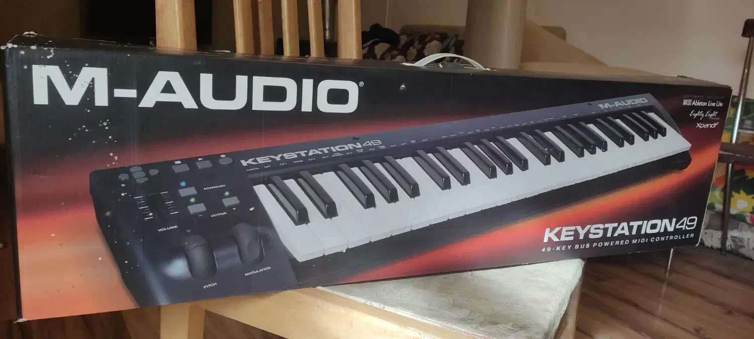 MIDI Controller آکبند M-Audio Keystation 49|پیانو، کیبورد، آکاردئون|محمدشهر, شهرک پیام (مهرالبرز)|دیوار