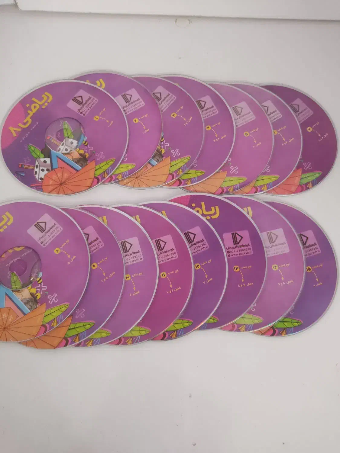 CDکمک آموزشی ریاضی هشتم|کتاب و مجله آموزشی|مشهد, کوی المهدی|دیوار