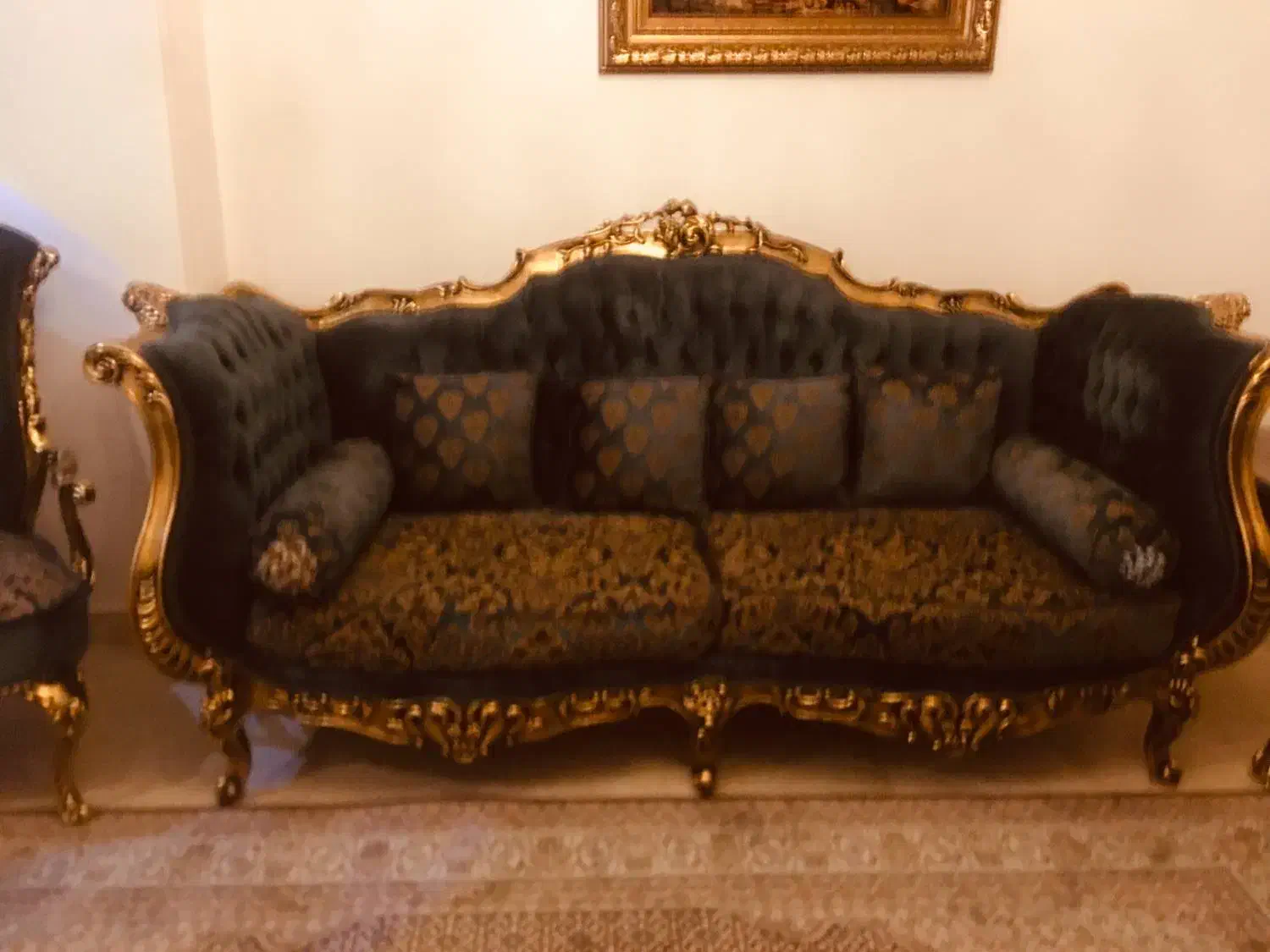 مبلمان استیل چوب راش ورق طلا|مبلمان خانگی و میز عسلی|تهران, نصرت|دیوار