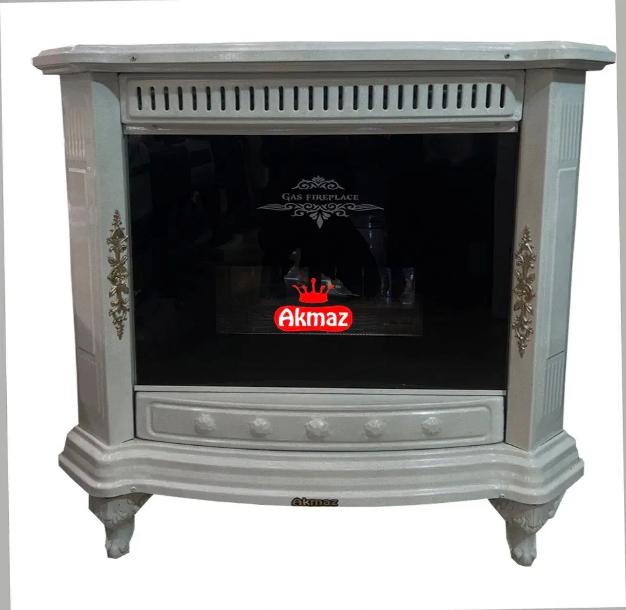 بخاری گازی آکماز شومینه دار طرح تلوزیونی ۳۶۰۰۰|بخاری، هیتر، شومینه|تبریز, |دیوار