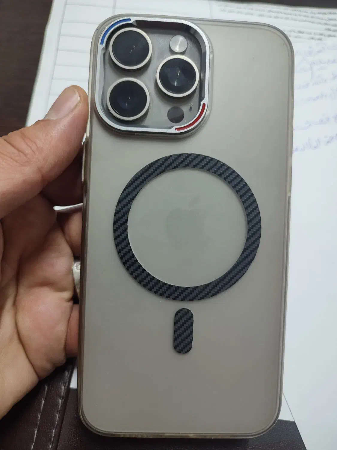 گوشی آیفون ۱۵ پرومکس رنگ نچرال|موبایل|تهران, دهقان|دیوار