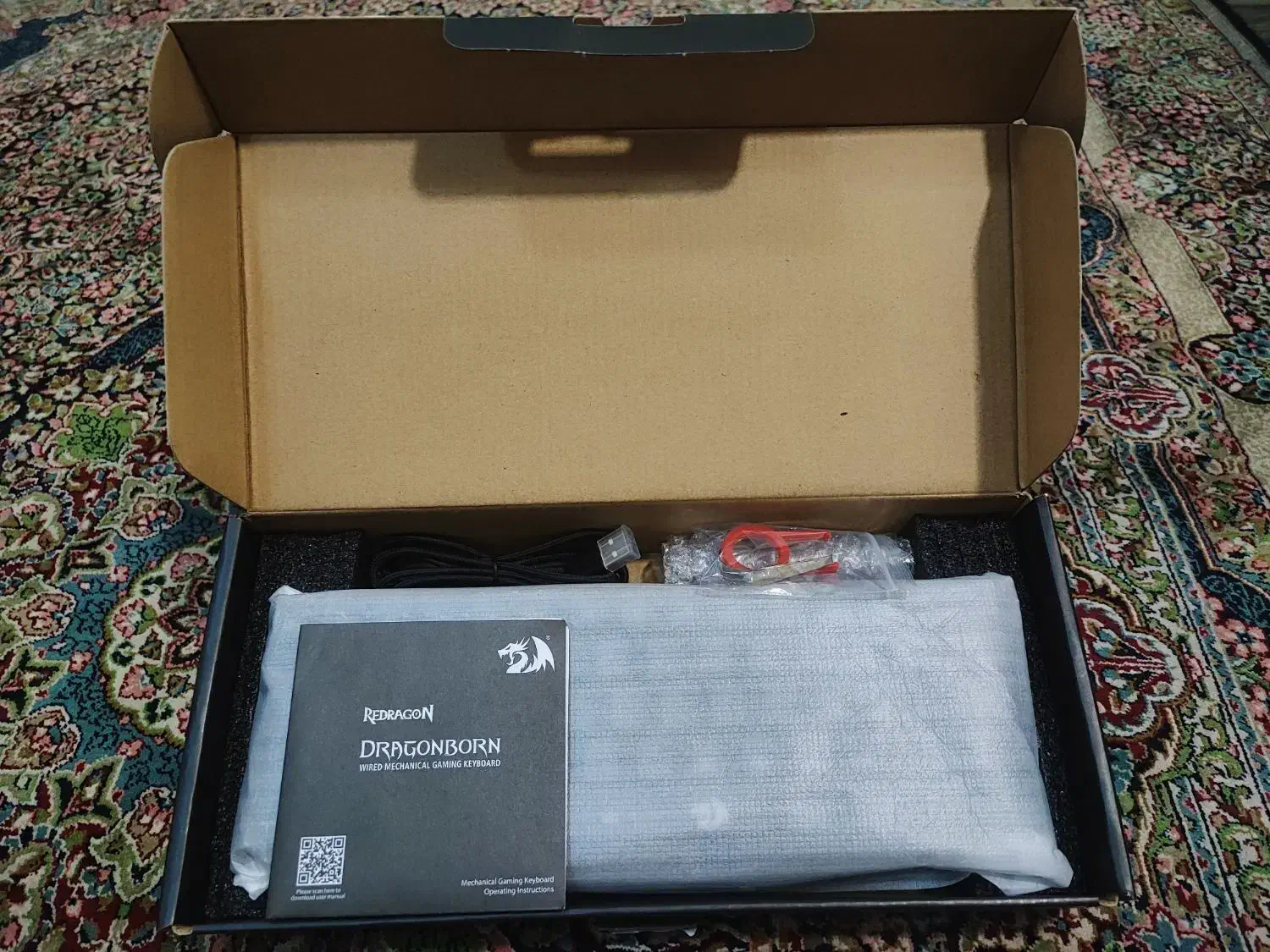 کیبورد مکانیکی گیمینگ Dragonborn K630 RGB|قطعات و لوازم جانبی رایانه|کرمان, |دیوار