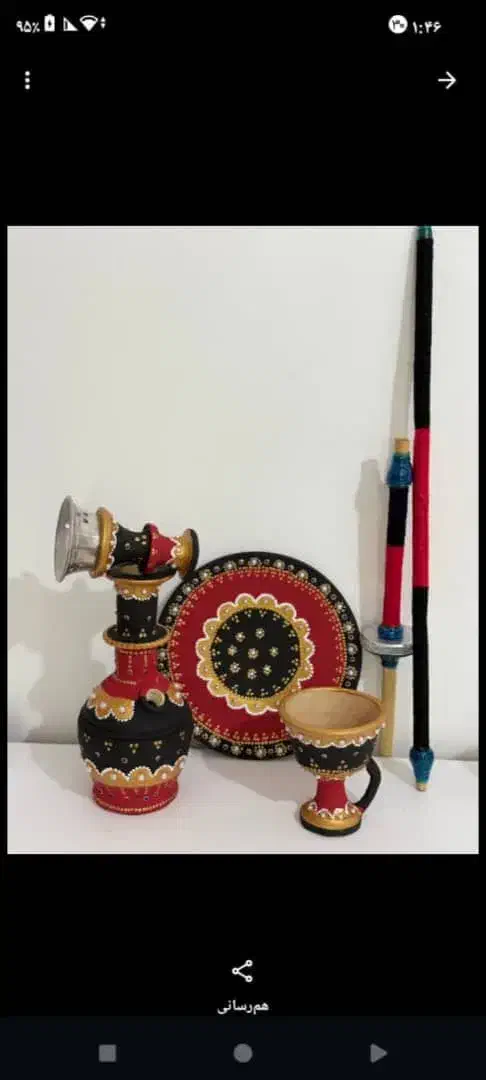 قلیون|صنایع دستی و سایر لوازم تزئینی|قشم, |دیوار