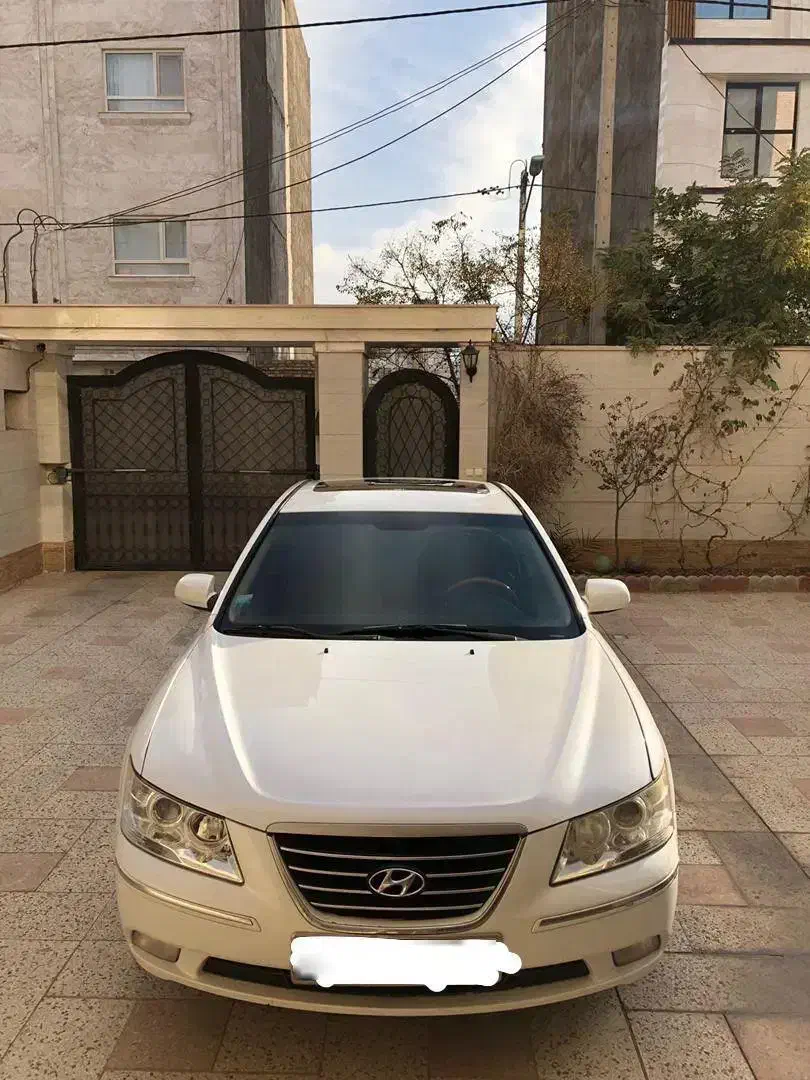 هیوندای سوناتا ۲۰۰۹ فول سفید|خودرو سواری و وانت|بیرجند, |دیوار