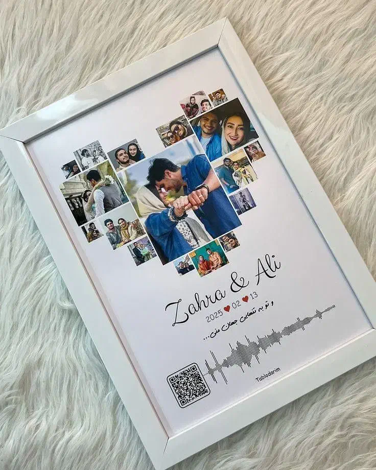 قاب عکس ژَرفا|تابلو، نقاشی، عکس|قم, زند آباد|دیوار