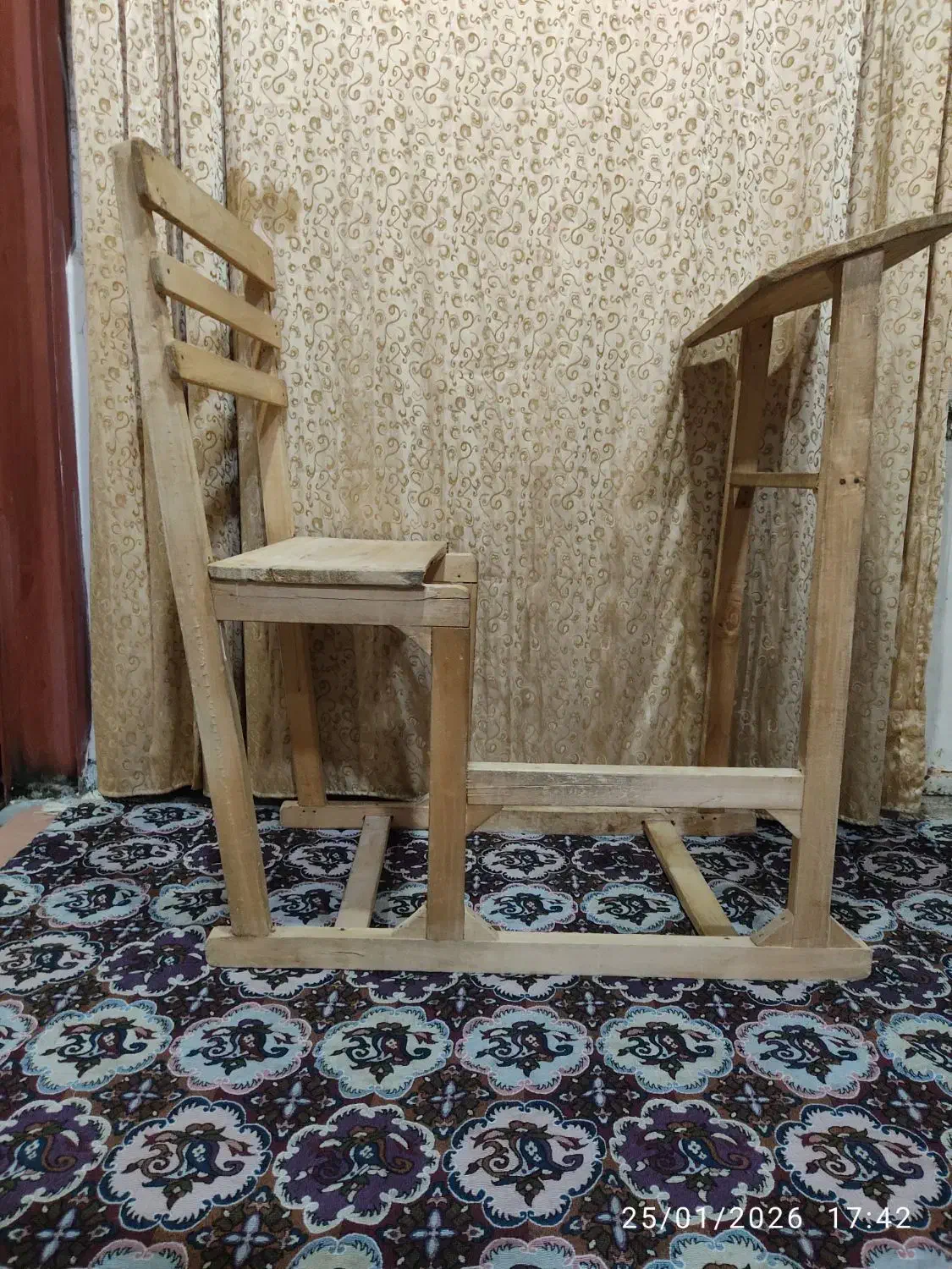 صندلی نماز چوبی|صندلی و نیمکت|قم, ولیعصر|دیوار